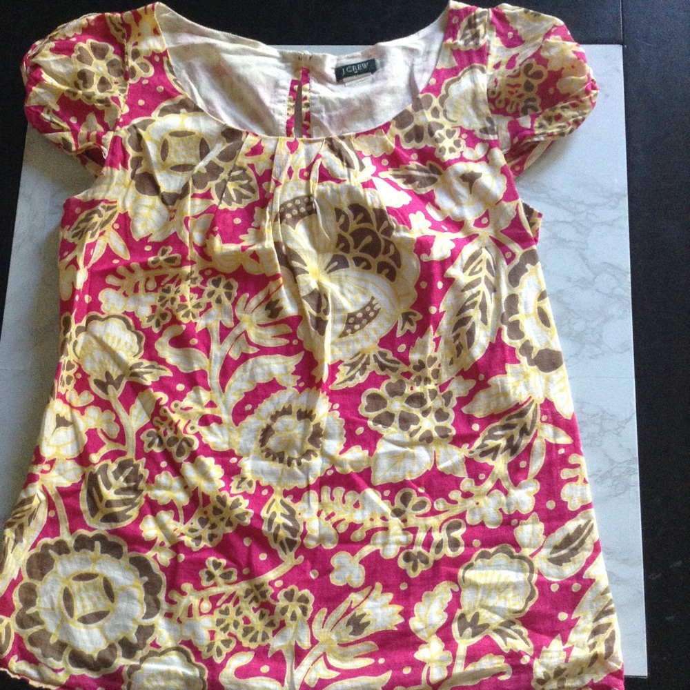 JCrew floral top